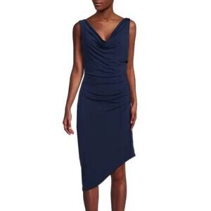 Sam Edelman navy blue sleeveless cocktail dress size XL NWT